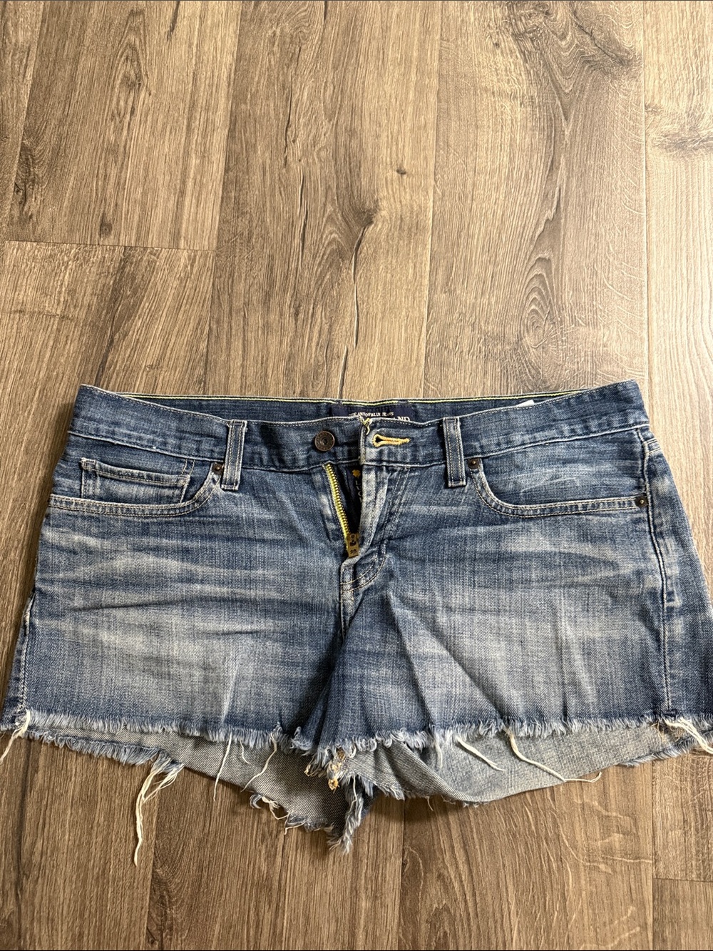 Lucky Denim Frayed Hem Women’s Shorts - Blue